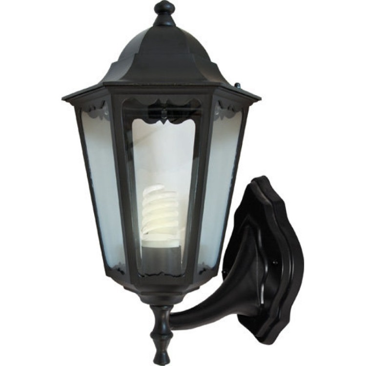 Светильник садово-парковый, 100W 230V E27 черный, 6201/PL6201