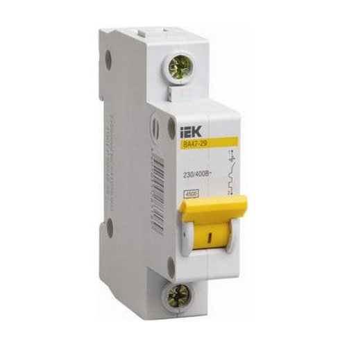 Выключатель автоматический модульный 1п D 20А 4.5кА ВА47-29 KARAT IEK MVA20-1-020-D