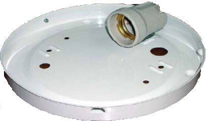 Арм-ра НПО-22-1х60-001 (патрон-керамика) d=180мм белый