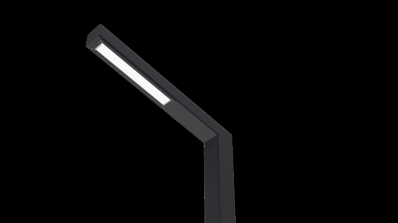 Опора Г-образная L-parkSTICK 60 гор.цинк.окрас в RAL