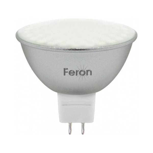 Лампа светодиодная G5.3-6W-6400K MR16 LB-96 Feron