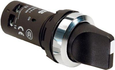 ABB C2SS2-30B-11 Переключатель черный 2-х поз 1НО+1НЗ (90 градусов) с фикс.