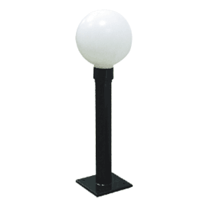 Cадово-парковый светильник ШАР h=2.5м., d=250 мм белый МЭК Электрика