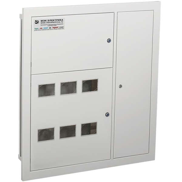 ЩЭ-6-квартирный 1000(930)х1060(950))х150 встраиваемый со слаботочным отсеком ЩЭ-6-квартирный 1000(930)х1060(950))х150 встраиваемый со слаботочным отсеком