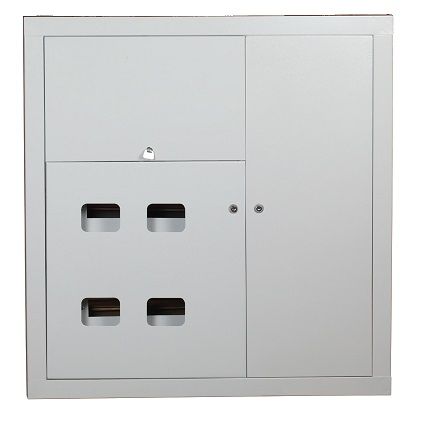 ЩЭ-2-квартирный 1010x950x140 встраиваемый со слаботочныс отсеком ЩЭ-2-квартирный 1010x950x140 встраиваемый со слаботочныс отсеком