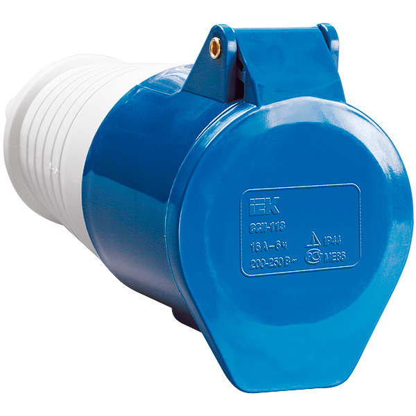 Розетка 223 переносная 2Р+РЕ 32А 220В IP44 