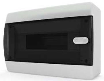 Бокс навесной IP-40 12 модулей прозр/черный CNK 40-12-1