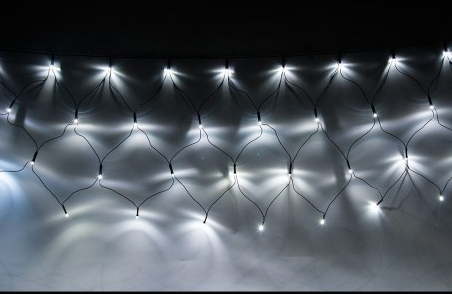 Гирлянда светодиодная "сеть" CL30 белый