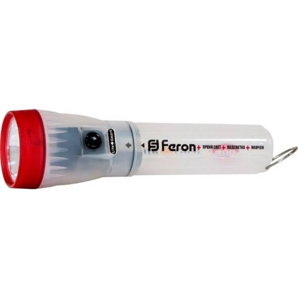 Фонарь 2 Leds красный 3*AA, TL023