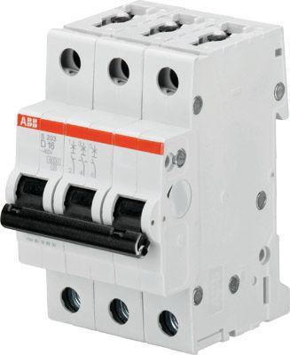 ABB S203 Автоматический выключатель 3P 16A (D) 6kA