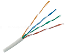 Кабель витая пара U/UTP кат.5E 4х2х24AWG омедненный алюм. сер. (уп.305м) LIGHT PROCONNECT 01-0043-2