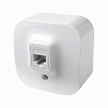Legrand Quteo белая розетка RJ11