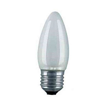 ЛОН Е-27 60 Вт свеча матов. OSRAM